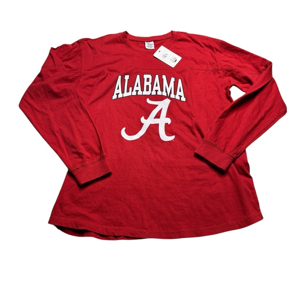 ❤️ Pressbox‎ Alabama Crimson Tide Long Sleeve Tee Sz L NWT ❤️